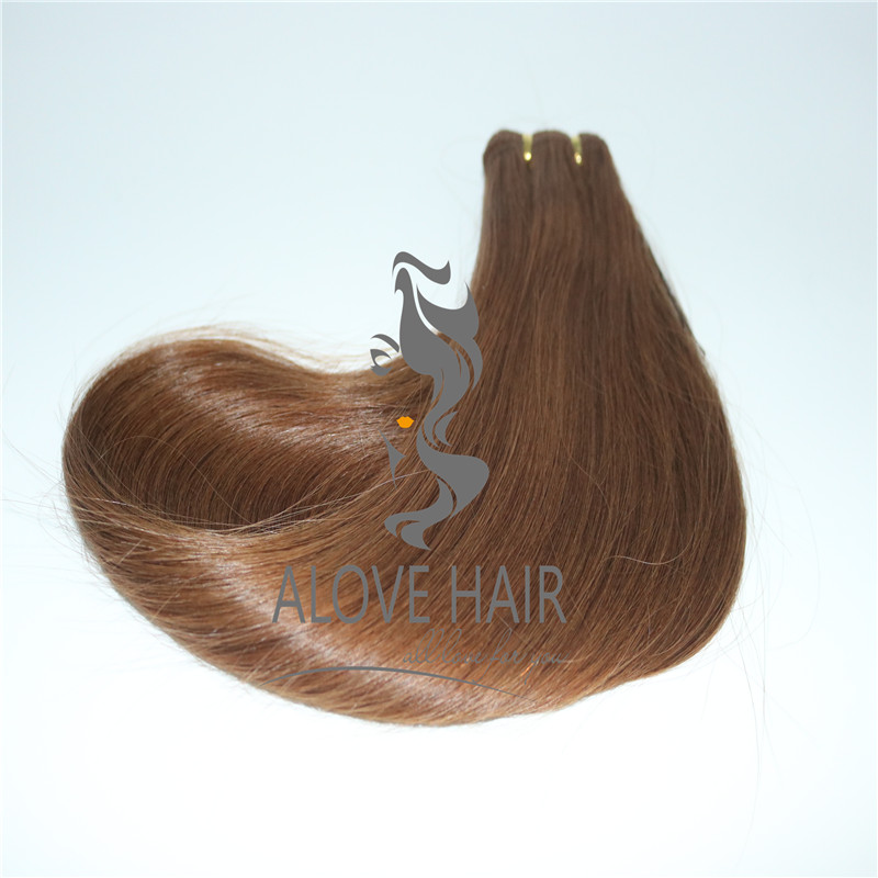 Wholesale best hair extensions hand tied wefts 